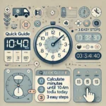 Quick Guide Calculate Minutes Until 10:40 AM Today in 3 Easy Steps