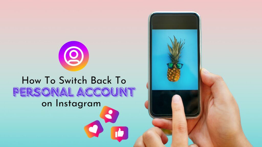 How to Switch Back to a Personal Account