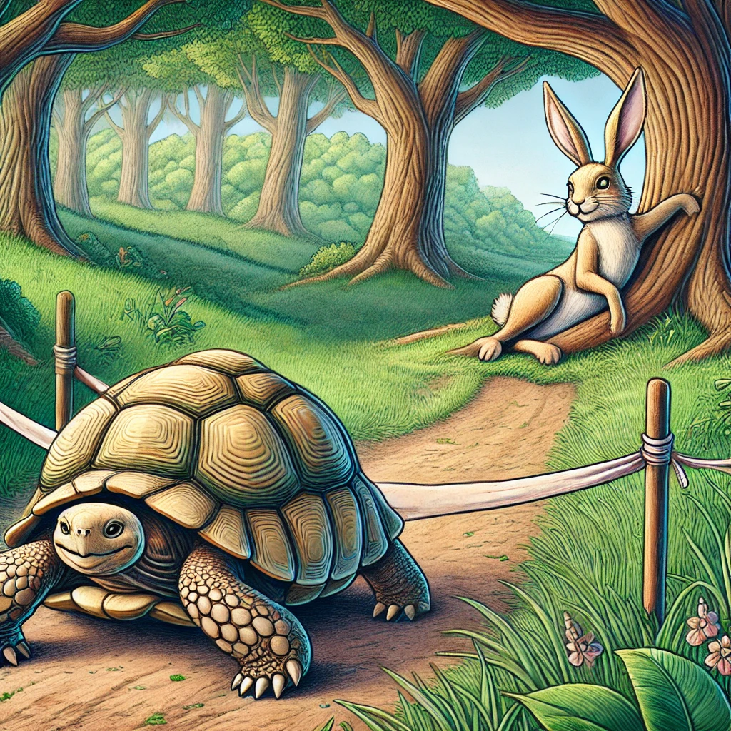 Tortoise and the Hare Overconfidence is Your Downfall